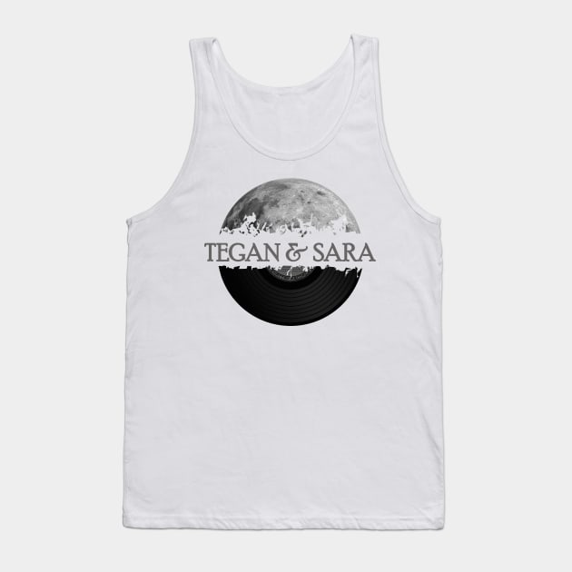 Tegan and Sara moon vinyl Tank Top by hany moon